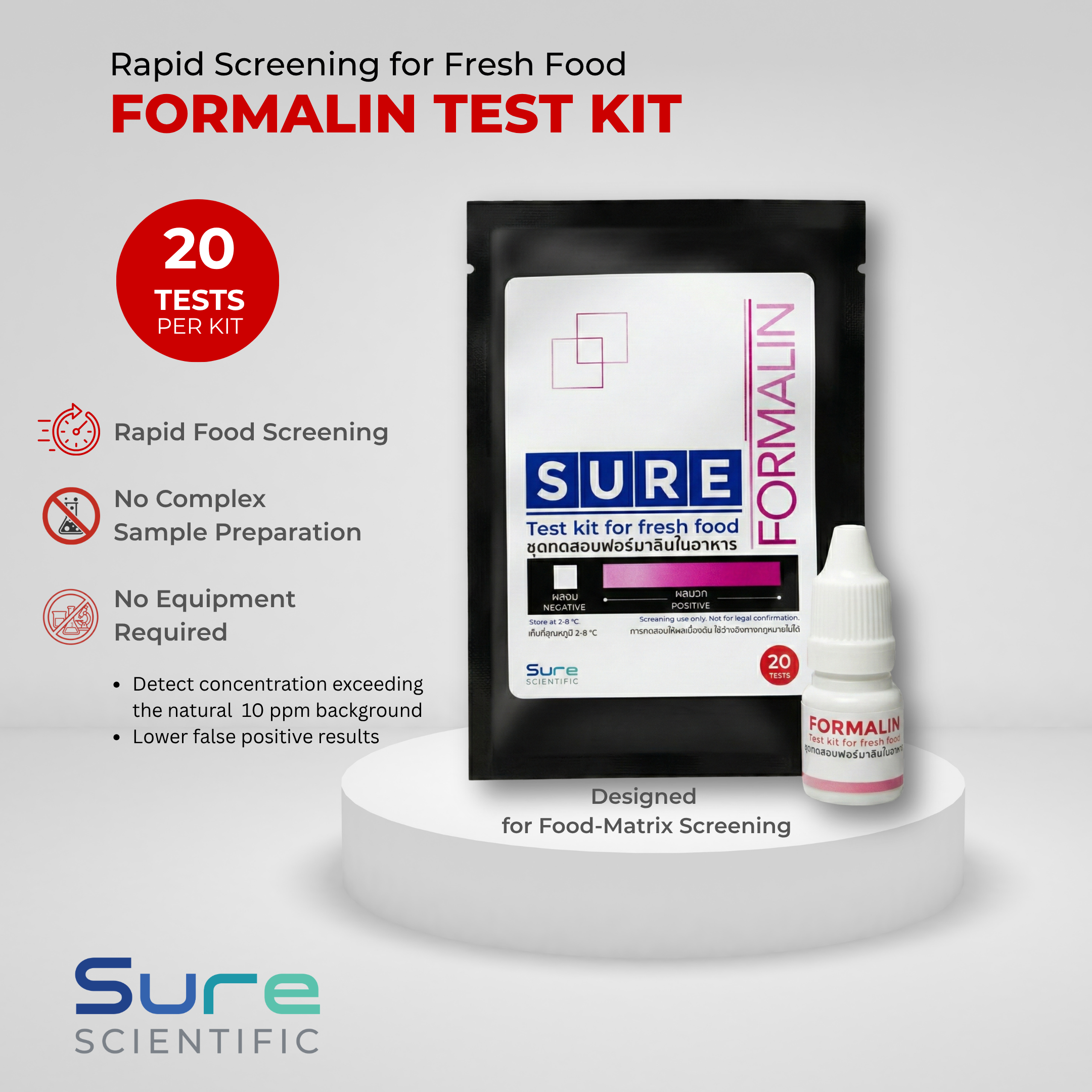 Formalin Test Kit